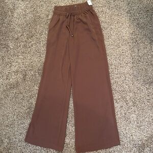 Abercrombie & Fitch Brown Wide-Leg Pants